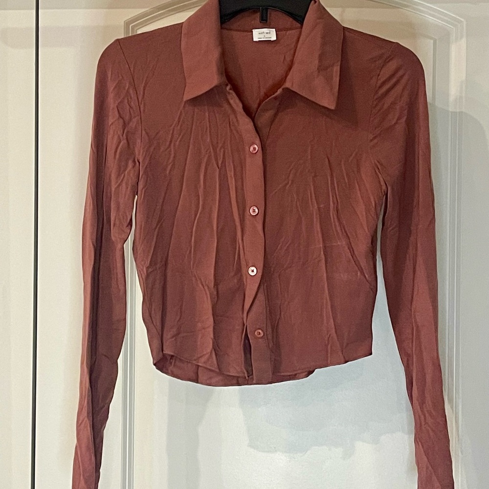 Wilfred Rust Button Down Shirt